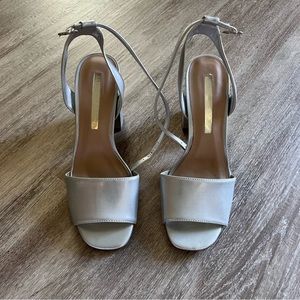 Silver Heels Bridesmaid Wedding Guest Shoes
